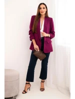 Bunda s chlopňou elegantná slivka Bunda s chlopňou elegantná slivka