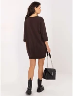 Šaty RV SK 6839.95 tmavohnedé