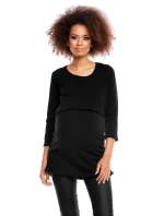 Dámska tunika 1474 čierna - PeeKaBoo