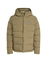 Pánske oblečenie adidas Helionic Climawarm Hoodie Olive JX0580