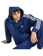 Pánska mikina adidas Essentials 3-Stripes Fleece Full-Zip Hoodie, tmavomodrá KY4144 Pánska mikina adidas Essentials 3-Stripes Fleece Full-Zip Hoodie, tmavomodrá KY4144