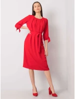 Šaty LK SK 507843.12P v bordovej farbe Šaty LK SK 507843.12P v bordovej farbe