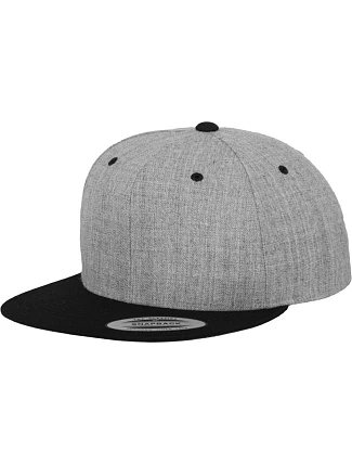 Flexfit 6089M 6-panelová snapbacková čiapka 55.6089 melírovaná šedá/čierna Flexfit 6089M 6-panelová snapbacková čiapka 55.6089 melírovaná šedá/čierna