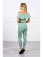 Sada s volánikom tmavá mäta