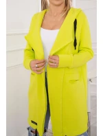 Zateplená bunda s kapucňou pistáciová Zateplená bunda s kapucňou pistáciová