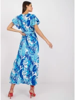 Šaty DHJ SK 13203 1.03X bielo-modré