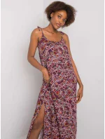 Šaty na SK 1571.36P gaštanová Šaty na SK 1571.36P gaštanová