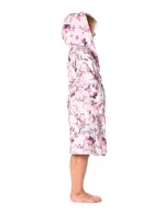 Detský župan Toya s kapucňou ružový - Vestis