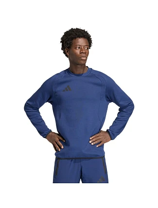 Pánska mikina adidas Tiro 26 Travel Crew navy blue KD1145 pánske farby Pánska mikina adidas Tiro 26 Travel Crew navy blue KD1145 pánske farby
