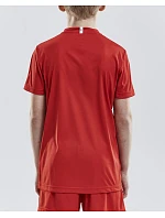 Craft Teamwear Squad Go Jersey Solid Jr Detské športové tričko s výstrihom do V 82.5582 tímová zelená Craft Teamwear Squad Go Jersey Solid Jr Detské športové tričko s výstrihom do V 82.5582 tímová zelená