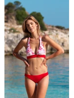 Plavky Pola (3) Červené + mini pareo ZADARMO! - Ewlon Plavky Pola (3) Červené + mini pareo ZADARMO! - Ewlon