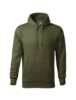 Pánska vojenská mikina s plášťom