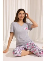 Regina 698 cr/r M-XL W25 dámske pyžamo Regina 698 cr/r M-XL W25 dámske pyžamo