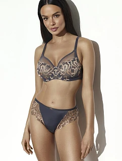 Nohavičky Ava 2278/B, brazílske, Graphite, veľkosti S–3XL