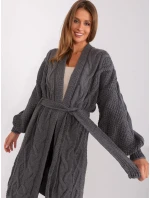 Cardigan BA SW 8020 1.36P tmavo šedá