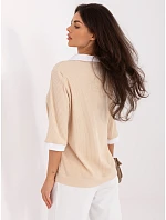 Blúzka LK BZ 510218.02 béžová
