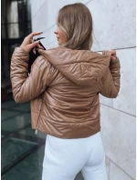 Dámska krátka prešívaná bunda SPORT HEVEN gold FashionStreet TY3708 Dámska krátka prešívaná bunda SPORT HEVEN gold FashionStreet TY3708