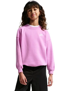 Detská mikina Nike Sportswear Club Fleece Pink FD2923 503