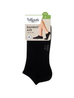 Pánske krátke bambusové ponožky BAMBUS AIR Black - BELLINDA