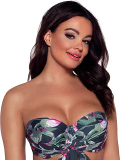 PODPRSENKA SK 167 NAVY FLOWERS