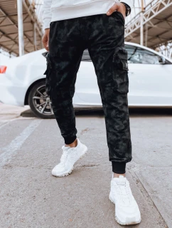 Pánske bojové nohavice čierne FashionStreet UX4362