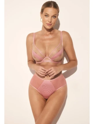 Mäkká dámska podprsenka soft Kinga SC-932 Lou Ružová