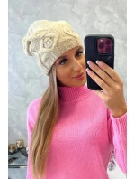 Dámska čiapka Ramona K383 svetlo béžová