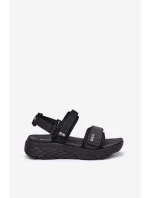 Sportowe Sandały Damskie Na Platformie Big Star RR274A077 Czarne