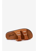 Dámske papuče s prackami Camel Brigid Dámske papuče s prackami Camel Brigid