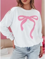 Dámska oversize mikina SOFTTIE biela FashionStreet BY1358