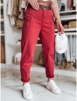 Dámske bordové nohavice GOTRENDI FashionStreet UY2526 Dámske bordové nohavice GOTRENDI FashionStreet UY2526