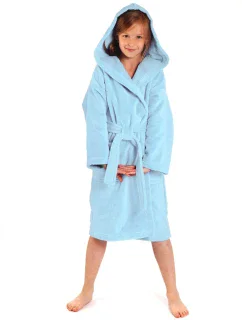 Detský župan Tampa s kapucňou 9149 ice blue - Vestis