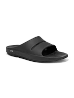 OOFOS OOahh Slide Pánske Čierne OOFOS OOahh Slide Pánske Čierne