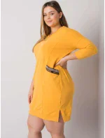 Šaty RV SK 6836.55P tmavo žltá Šaty RV SK 6836.55P tmavo žltá