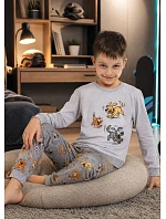 Pyžamo Cornette Kids Boy 593/190 Fun, dĺžka/veľkosť 98–128