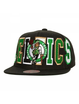Mitchell & Ness Varsity Bust Snapback Boston Celtics Cap HHSS6461-BCEYYPPPBLCK