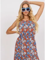 Šaty D73771M30313A hnedé