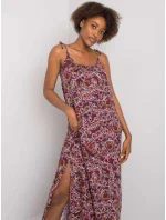 Šaty na SK 1571.36P gaštanová Šaty na SK 1571.36P gaštanová