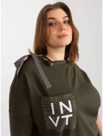 Dámska blúzka EM BZ HW 20 478.42P Khaki tmavozelená - FPrice