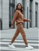 Dámska tepláková súprava ARIELLA PREMIUM mocha FashionStreet AY0730