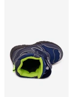 Ocieplane Dziecięce Śniegowce Trapery Big Star OO374049 Czarne