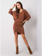 Blúzka RV BL 5676.09 tmavohnedá