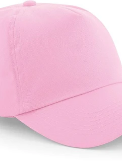 Beechfield B 10 5-panelová čiapka s kšiltom „Original“ 53.0010 classic pink
