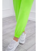 Sada s blúzkou top zelená neónová