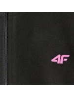 Dievčenský fleece 4F F346 dark black 4FJWAW25TFLEF346 20S