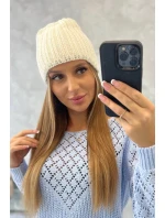 Dámska čiapka Rebeka K345 ecru