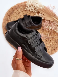 Dziecięce Trampki Na Rzepy Big Star NN374006 Czarne