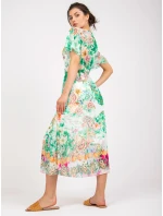 Šaty DHJ SK 15967 1.01P biela zelená