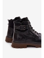 Buty Zimowe Męskie Wrangler 20253035.11A Ciemnobrązowe