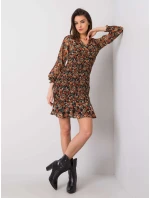 Šaty 328 SK 50024.52 čierna a béžová